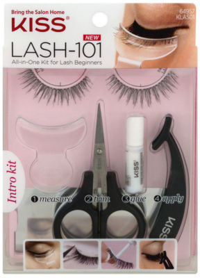 Kiss Lash-101 Intro Kit All-In-One Kit For Eye Lash Beginners New KLAS010500