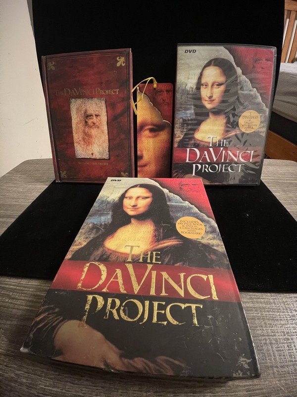 The DaVinci Project Insight Into Leonardo Da Vinci 2006 Book DVD Set W/ Bookmark