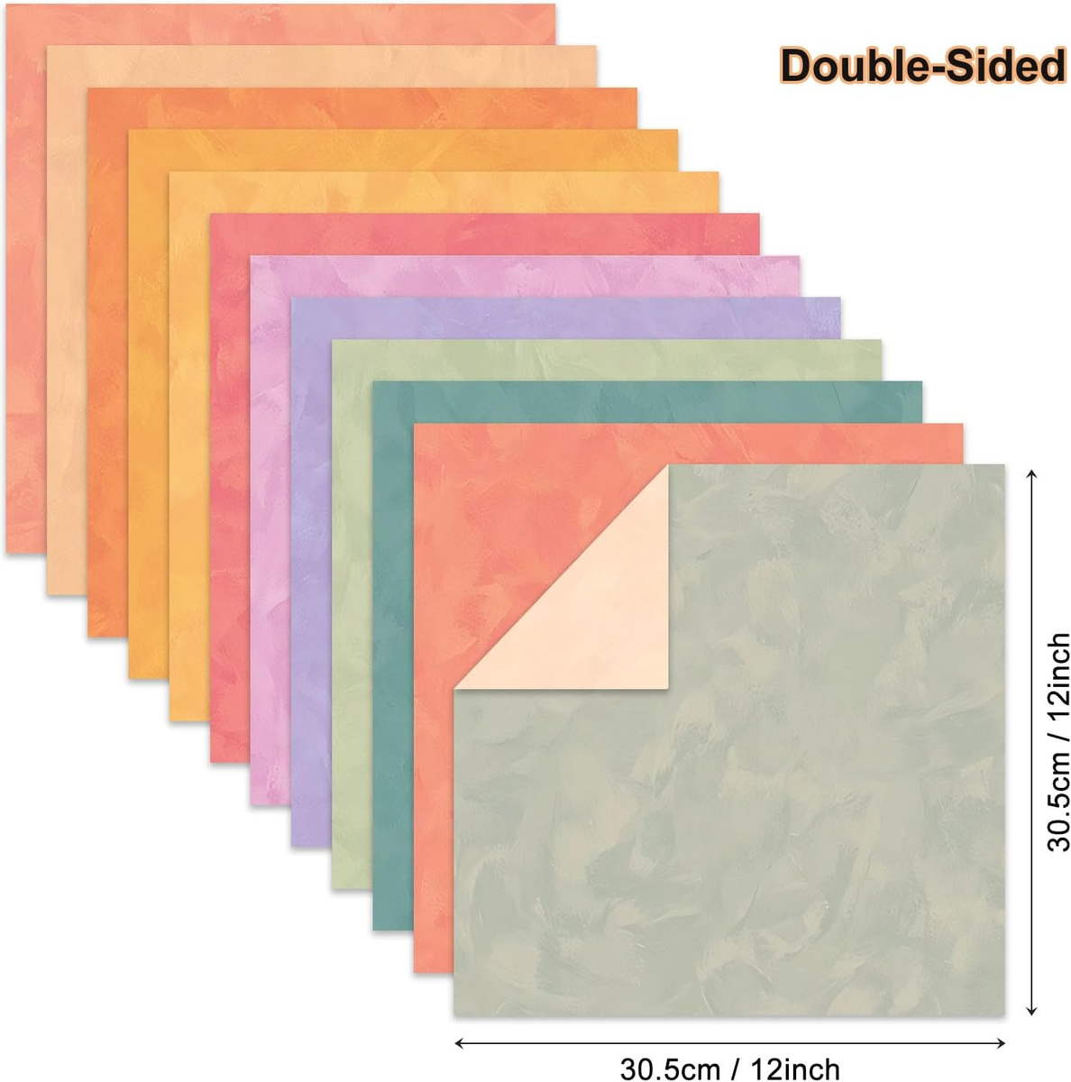 Vintage Bohemian Scrapbook Paper 12x12 - 24 Sheet Double-Sided Bobo Floral Pattern Paper Pad