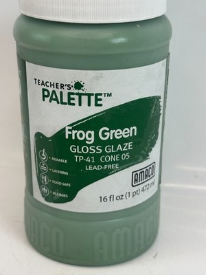 Amaco 36604D Teachers Palette Gloss Glaze - ''Sky Blue''  16 fl.oz. Sealed Top