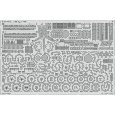 EDUARD 53293 USS MISSOURI BB-63 PART 20 (HOBBY BOSS) 1/350