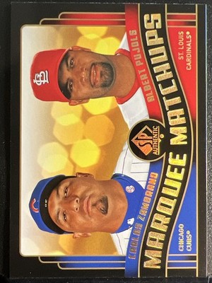 2008 SP Authentic Marquee Matchups #MM10 Carlos Zambrano Albert Pujols  