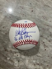 Wally Backman 1986 NY Mets autographed baseball” 86 WS CHAMPS”