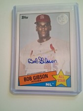 Bob Gibson 2020 Topps #85ASA-BGI - 1985 Topps Baseball All-Stars - Autographed