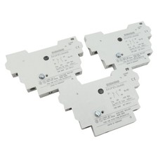 3 x Siemens 3VU9131-3AA00 3VU9 131-3AA00 Auxiliary Circuit Breaker - Unused -