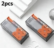 2pcs-Portable Auto-Eject Dental Floss Dispenser with Disposable Floss