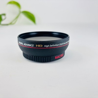 Digital Advance HD Wide Angle Macro Lens 0.48x Fisheye Weitwinkel Aufsatz 52mm  