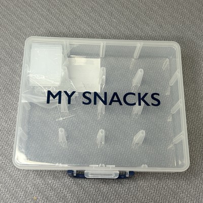 Snackle Box Container Adjustable 16 Grids 9  X 7.5  X 2  My Snacks Box