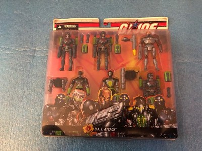 2005 GI Joe 3 3/4'' Cobra Enemy B.A.T. Attack 6 Pack Set Android Figures