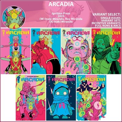 Arcadia (2025) #1 2 3 4 5 6 7 Ignition Press Cullen Bunn COVER SELECT
