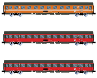 Arnold HN4391 3Er Personenwagenset EC Mozart, ÖBb, Ep. IV-V NEU