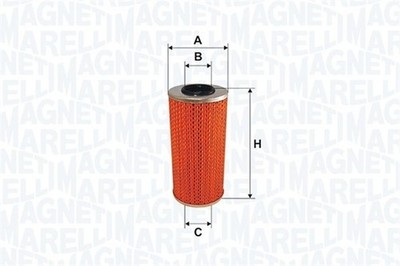 Magneti Marelli Oil Filter Mercedes Benz Class E 250 D Oil Filter for Ssang