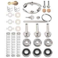 Yootones Trumpet Repair Kit Finger Buttons, Valve Cap, Screw, Drain Valve Ke...