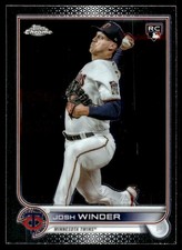 2022 Topps Chrome Update Josh Winder Rookie Minnesota Twins #USC137