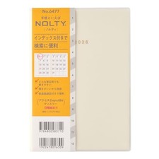 NOLTY Planner 2026 B6 Monthly Access 1 White 6477
