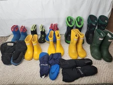 Kid's Hunter and Bogs winter and rain boots - Sizes 5 6 7 8 9