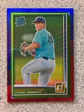 Zebby Matthews- 2025 Donruss #81 Red & Blue Foil/Holo