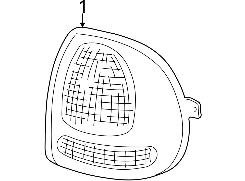 Tail Lights 2002 CHRYSLER TOWN & COUNTRY - Image 3 of 3