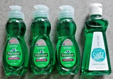 4 PALMOLIVE Liquid DISH SOAP Original +Sudz Dish Soap Travel Size 3 - 3.5 Fl Oz