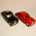 Corgi Toys Job Lot x 2 Riley Pathfinder Tin Bottom - Original Vintage (ref25)