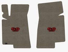 Lloyd Ultimat Front Carpet Mats for '68 Chevy Chevy II w/Red on Black SS 396
