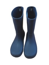 Cat Jack Blue With Brown Bottoms Rubber Rain Boots Kids Size 13