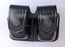 Leather Double Speed Loader Case - (# 038NR )