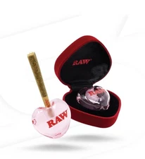 RAW Heart of Glass Cone Holder | Pink