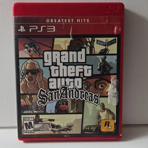 Grand Theft Auto: San Andreas Greatest Hits PS3, CIB, Tested and Working.