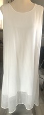SALOOS ladies White Layered Floaty Dress Size 14