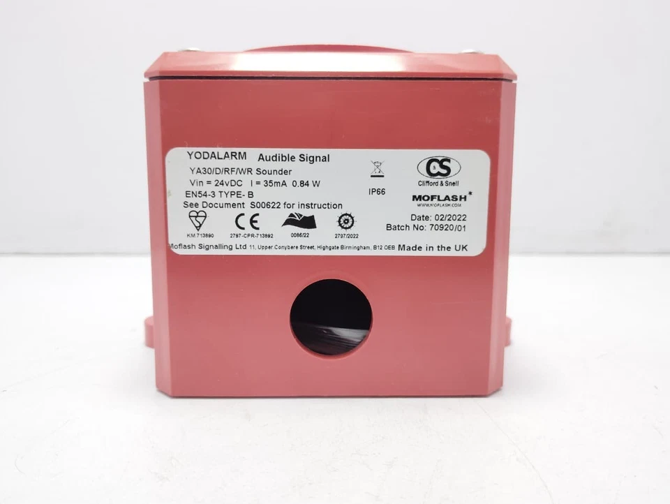 YODALARM YA30/D/RF/WR Audible Signal - Image 3 of 4