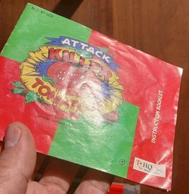 Attack Of Killer Tomatoes (Nintendo NES) Complete in Box CIB