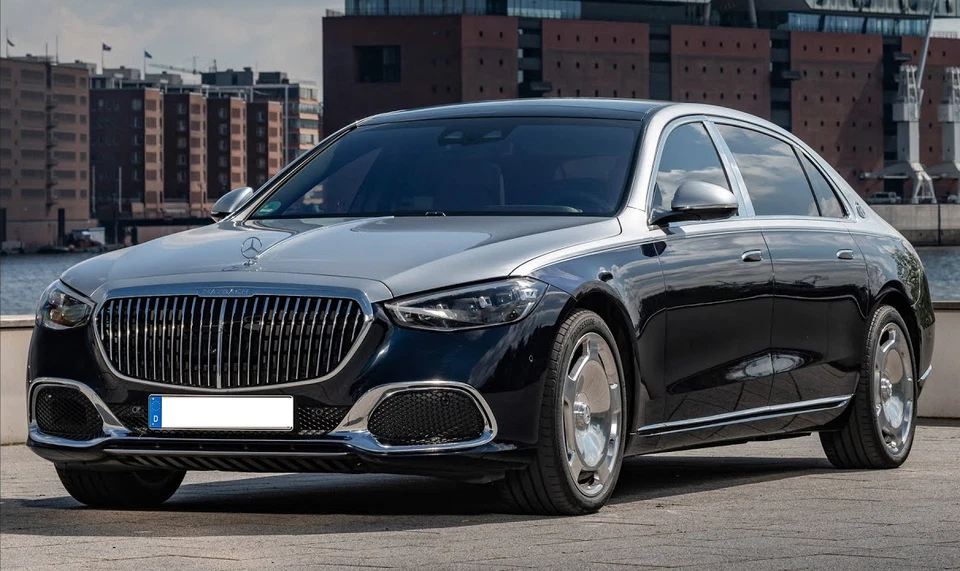 Chrome Front Grille W/ACC For Mercedes Benz W223 S500 S580 S680 2022 2023 2024 Foto 4 de 4