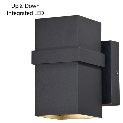 Lavage 2-Light Outdoor Wall Sconce in Contemporary and Rectangular Style 7 - Picture 3 of 8