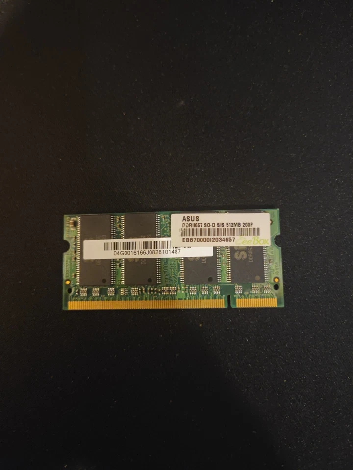 DDR SODIMM DDR2-667 512 MB PC2-5400 SIS 2 moduli tot 1 GB - Immagine 2 di 2