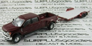Details About Greenlight 164 Loose 2019 Ford F 350 Lariat Dually Pickup Wopen Car Trailer