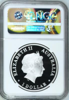 2015 Australian Saltwater Crocodile 1oz Silver Proof Coin NGC PF