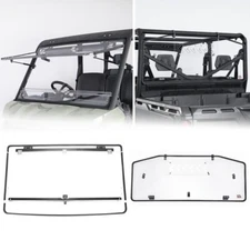Front  Flip Windshield + Rear Panel  for Can Am Defender HD 5/8/10 MAX 2016-2025