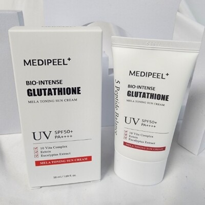 MEDI PEEL Bio Intense Glutathione Mela Toning Sun Cream 50ml SPF50+ PA++++ NEW