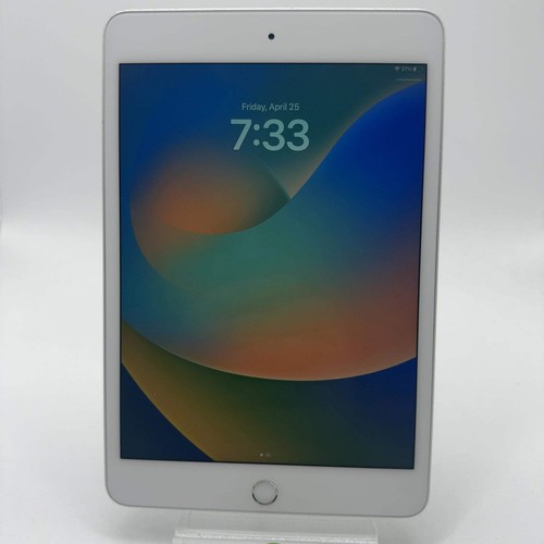 WiFi Only Apple iPad Mini 5th Gen 64GB 16.6.1 SILVER MUQX2LL/A