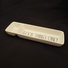 Rae Dunn Vanity Tray Divided GOOD THINGS ONLY Desk Office Organizer Dish Ceramic