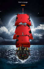 Mould King 13109 Red Ship Pirates of the Cari...