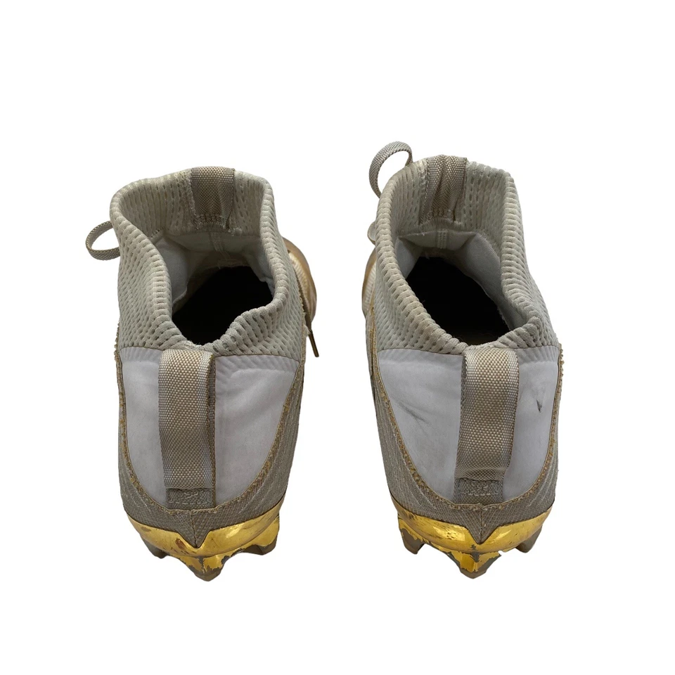 Nike Sz 12 Vapor Untouchable 2 LE Super Bowl Edition 50 White/Gold 822293-107 - Image 3 of 4