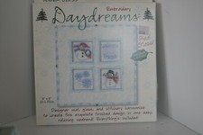 Dimensions Daydreams Embroidery 72629 Frosty Welcome Snowman Glass Frame Kit