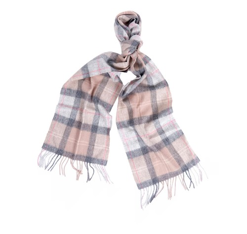 BARBOUR Mujer Tartán Bufanda Rosa Tartán | eBay