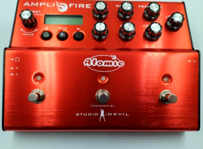 ギター Atomic Amplifire 3 by Studio Devil Atomic Amplifire 3 Amp Modeler Effect Guitar Pedal Amps