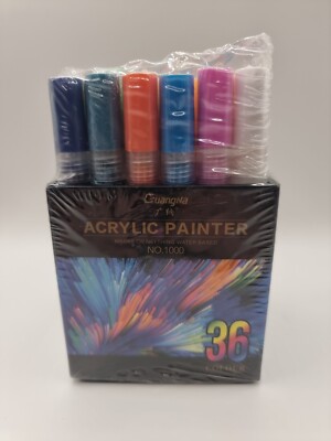 P010 - Guangna 1000 farbe acryl Marker, 36 farbe DIY Graffiti, körper malerei,