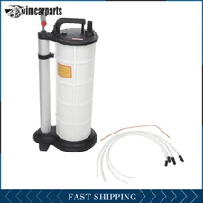 9L Vacuum Oil Fluid Suction Extractor Changer Manual Car Fuel Pump Tank