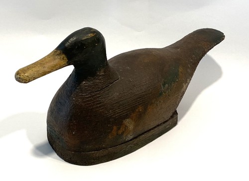 Folk Art Wood Duck Decoy - Picture 5 of 24