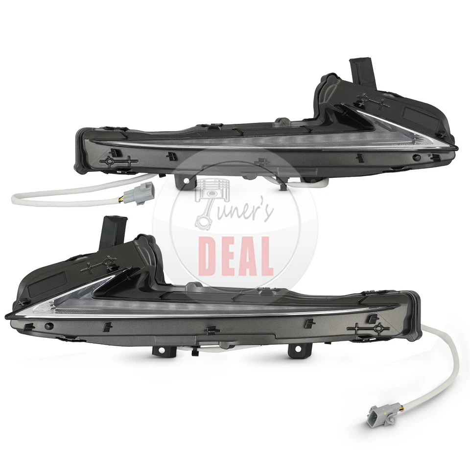 For 2014-2016 Lexus IS250 IS300 IS200t LH & RH Daytime Running Light Lamp 2Pcs - Image 2 of 4